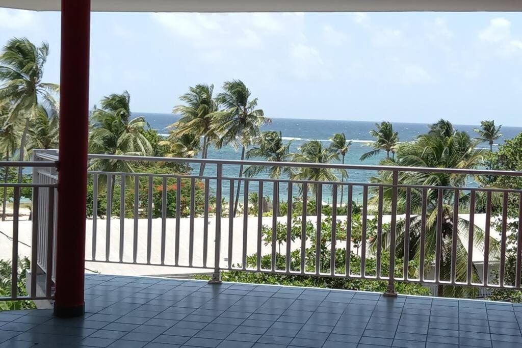 Studio La Belle Vue, vue mer, wifi, plage à 50m Le Moule Extérieur photo