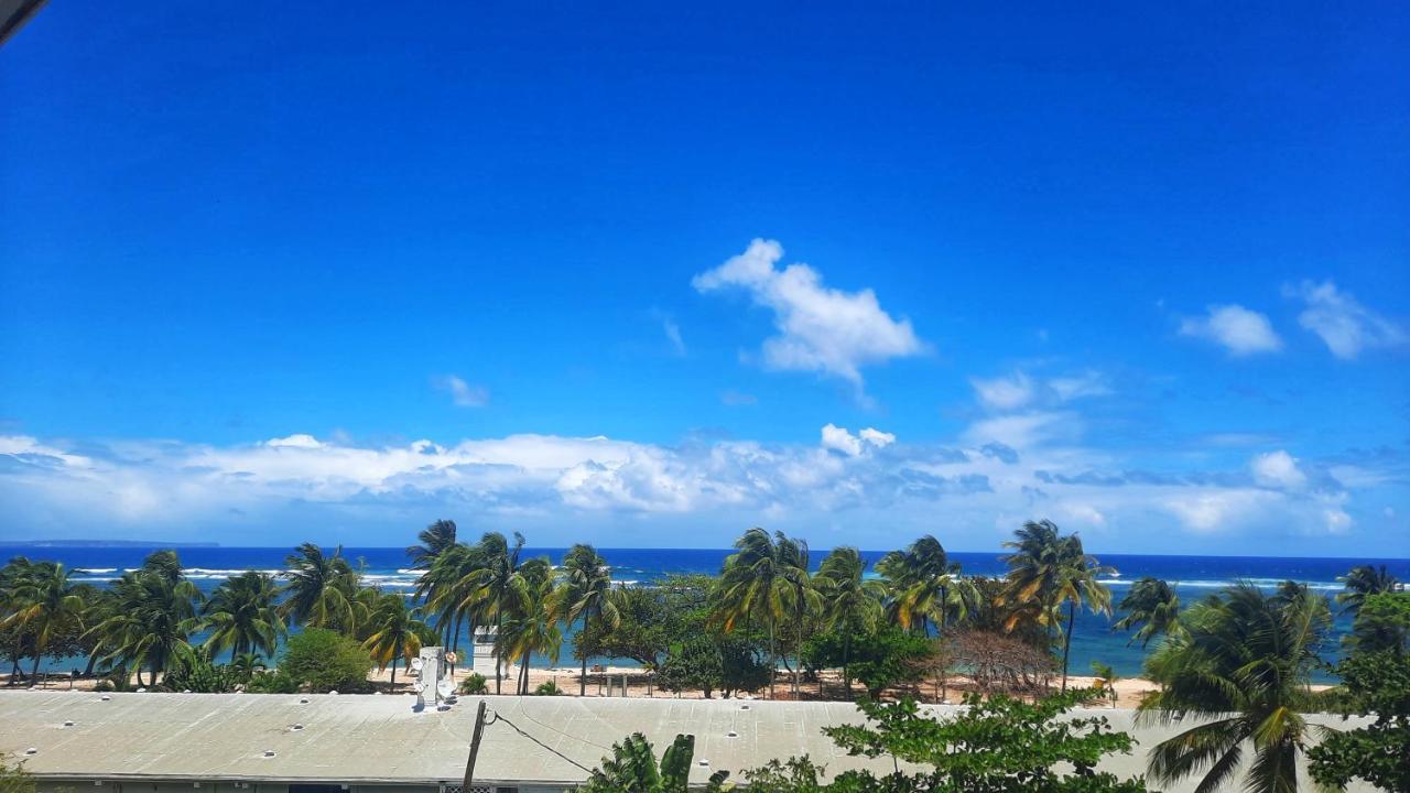 Studio La Belle Vue, vue mer, wifi, plage à 50m Le Moule Extérieur photo
